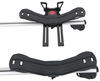 kayak clamp on malone seawing roof rack w/ load assist and tie-downs - saddle style