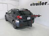 2014 subaru xv crosstrek  hanging rack fits 1-1/4 inch hitch 2 and malone runway bike for 3 bikes - hitches tilting