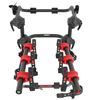frame mount - anti-sway adjustable arms malone hanger trunk bike rack for 3 bikes