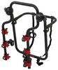 frame mount - anti-sway folding malone hanger spare tire bike rack for 3 bikes adjustable arms