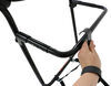 frame mount - standard dual arm malone runway spare tire bike rack for 3 bikes adjustable arms