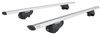 complete roof systems aero bars malone airflow2 rack - crossbars raised side rails aluminum 50 inch long silver