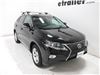 2014 lexus rx 350  complete roof systems malone airflow2 rack - aero crossbars raised side rails aluminum 50 inch long silver