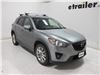 2015 mazda cx-5  complete roof systems malone airflow2 rack - aero crossbars raised side rails aluminum 50 inch long silver