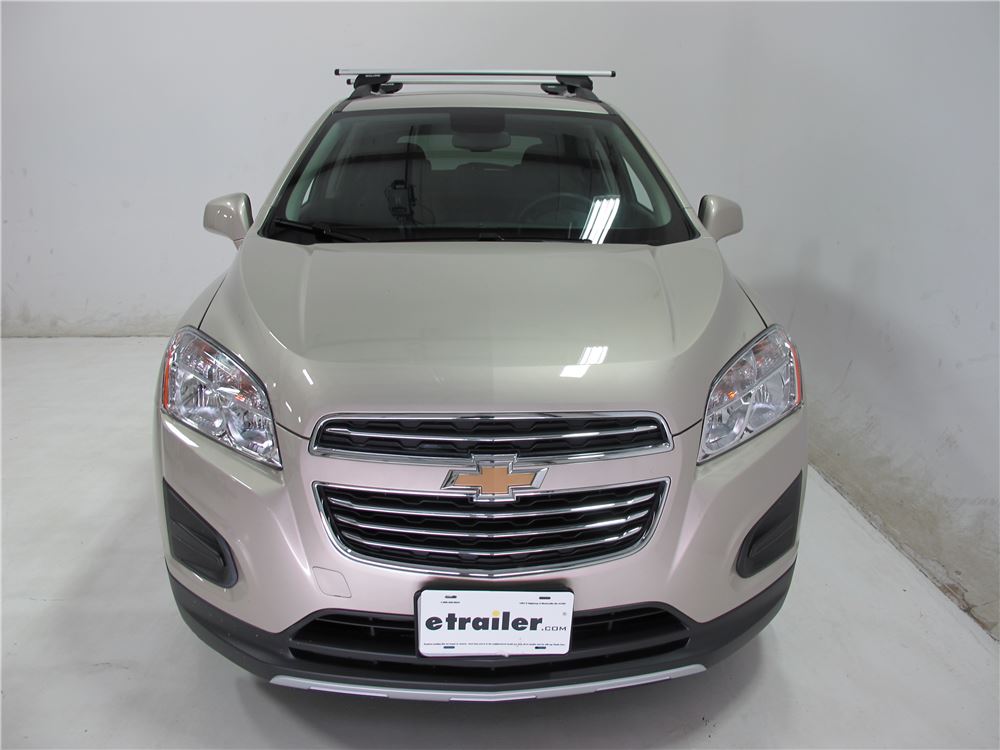 2*Fit For Chevrolet Trax 2014 2016Silvery Aluminum alloy Roof Rack
