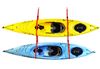 fishing kayak ceiling mount wall malone hanger for 2 kayaks - or 135 lbs