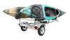 bunk boards spare tire included malone microsport trailer with j-style carriers for 2 kayaks - 800 lbs