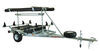 saddle style 2-tier fishing rod tube included spare tire malone ultimate angler megasport trailer with carriers - tubes 1 000 lbs