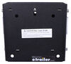 wall mount manual morryde snap in rv tv - fixed 25 lb capacity steel