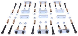MORryde Suspension Upgrade Kit for Triple Axle Trailers w Correct Track - 2-1/4" Shackle Straps - MR38ZR