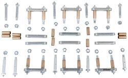 MORryde Suspension Upgrade Kit for Triple Axle Trailers w Correct Track - 3-1/8" Shackle Straps - MR48ZR