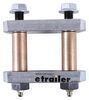 shackle links morryde suspension upgrade kit for tandem axle trailers w correct track - 2-1/4 inch straps