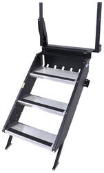 MORryde StepAbove RV Steps with Strut Assist - 27-3/4" to 28-1/4" Wide Doorways - 3 Steps - MR65RR