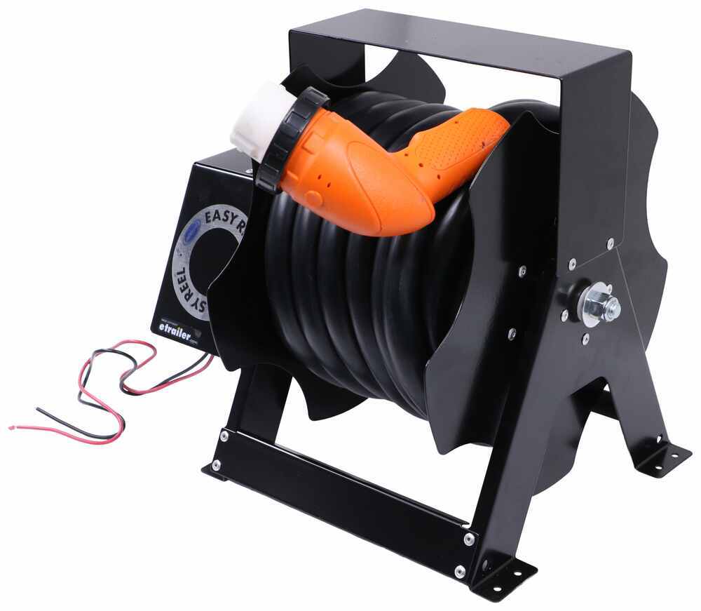 MORryde Motorized Cord Storage Reel for 30' Long Power Cords 141/8