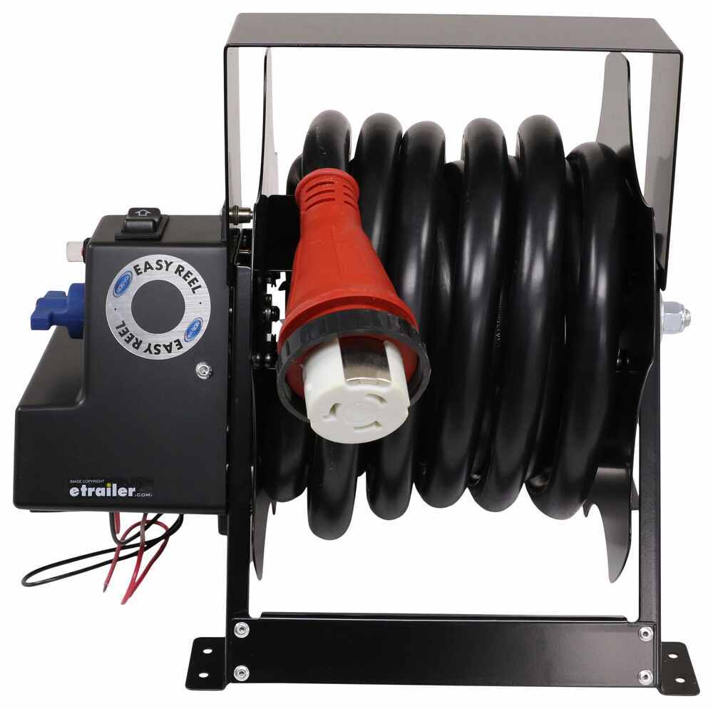 MORryde Motorized Cord Storage Reel for 30' Long Power Cords - 14