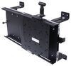 wall mount manual morryde rv tv - horizontal sliding adjustable depth