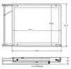 morryde rv cargo slides 42 inch wide slide tray - 48 x 1 way 60 percent extension 800 lbs