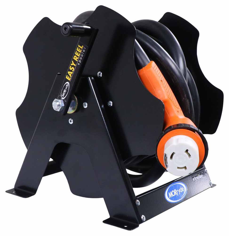 MORryde Manual Storage Reel for 30' Long Power Cords - 13-7/16 Tall  MORryde Accessories and Parts MR77RR