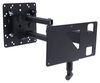 wall mount manual morryde rv tv - swing/swivel/tilt 50 lb capacity steel