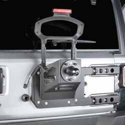 MORryde Heavy Duty Spare Tire Mount with Tailgate Reinforcement and Hinges for Jeep Wrangler JL - MR95DR