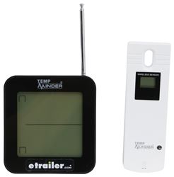 TempMinder Wireless Thermometer and Hygrometer - Black - MRI-822MX