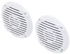 pair of speakers jensen marine - recessed mount 6 inch diameter 30 watts white qty 2