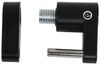 latch lock universal application flint hill goods trailer coupler - 3/4 inch span 1/4 diameter black steel