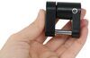 latch lock flint hill goods trailer coupler - 3/4 inch span 1/4 diameter black steel