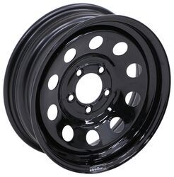 Vesper Steel Modular Trailer Wheel - 15" x 5" - 5 on 4-1/2 - Black