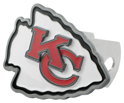 Kansas City Chiefs Logo NFL Trailer Hitch Cover Siskiyou Hitch Covers  NHC115L