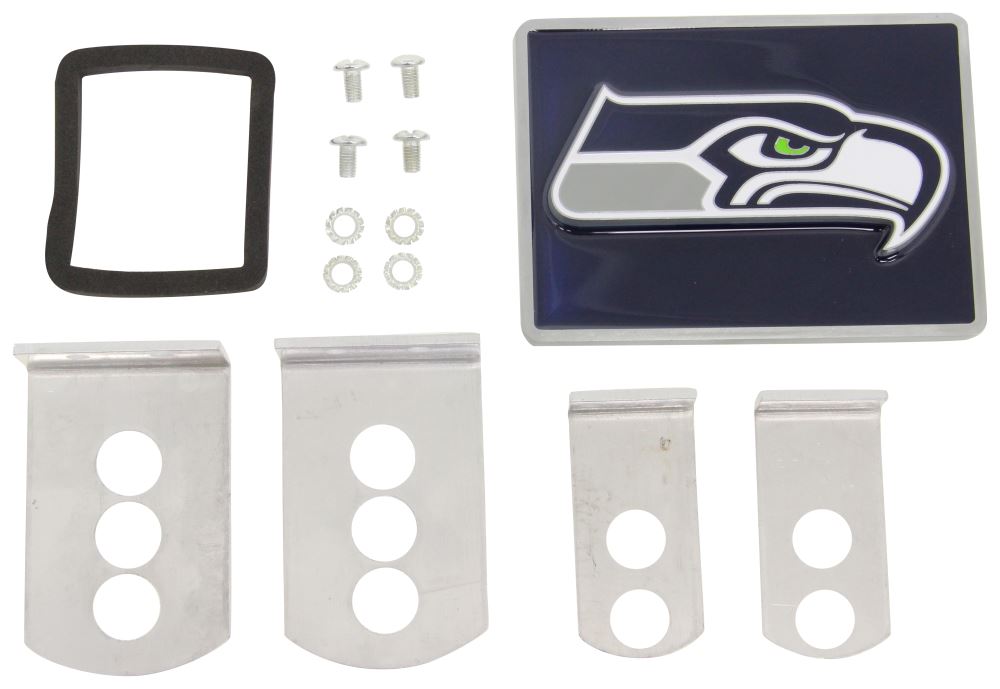 Seattle Seahawks Hitch Cover - Chrome