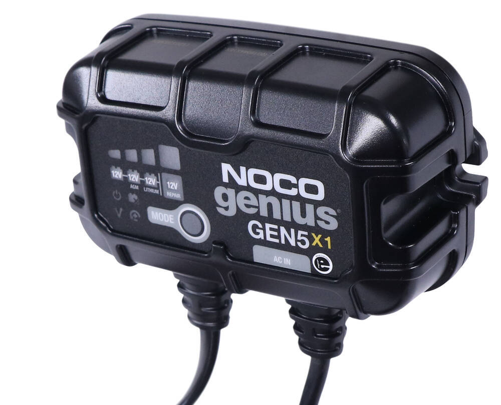 NOCO GEN5X1 Onboard Smart Battery Charger/Maintainer/Desulfator, 1-Bank,  5-Amp, 12V