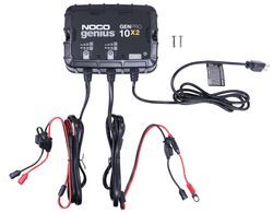 NOCO GENPRO On-Board Battery Charger - AC to DC - Waterproof - 2 Bank - 12V - 20 Amp - NOC64FR