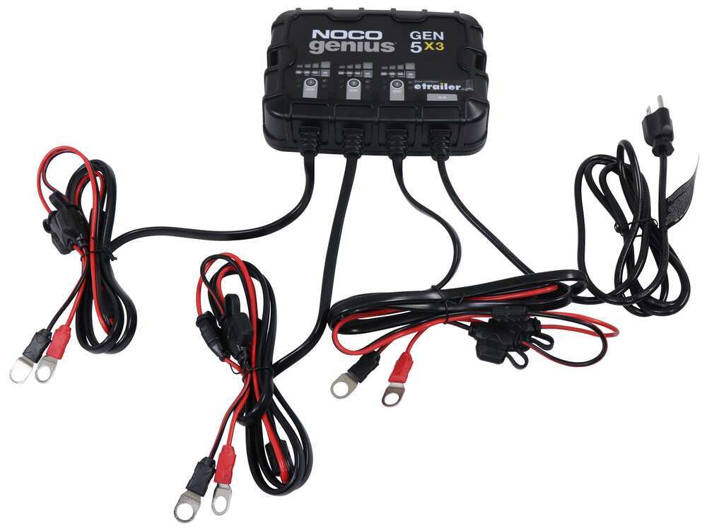 NOCO GEN5X3 - Battery Charger 3-Bank 15 Amp Onboard