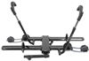 platform rack folding tilt-away kuat nv 2.0 bike for 2 bikes - 1-1/4 inch hitches wheel mount metallic black
