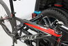 2024 jeep wrangler 4xe  platform rack folding tilt-away kuat nv 2.0 bike for 2 bikes - inch hitches wheel mount metallic black