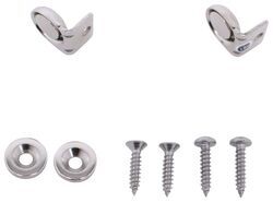 Magnetic Door Catch Set for RV Cabinets and Drawers - Angle-Mount - 1/2" Diameter - Qty 2 - OBE24FR
