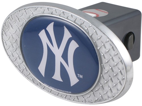 New York Yankees 2" MLB Trailer Hitch Receiver Cover - Zinc Great ...