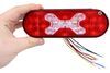 tail lights stop/turn/tail/backup fusion led hardwired trailer light - stop turn backup warn oval r/w/y lens 20 diodes