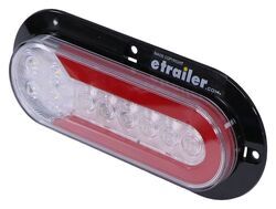 Fusion LED Trailer Tail Light - Stop, Tail, Turn, Backup - Submersible - Red and Clear Lens