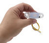 optronics trailer lights clearance side marker led light - 2-9/16 inch oblong clear lens amber leds hardwired pc