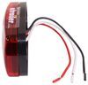 clearance lights non-submersible led trailer turn signal or side marker light w/ reflex reflector - black base red lens