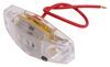 clearance lights rear side marker optronics mini red led or light - submersible 2 diodes clear lens