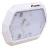 dome light daylight white opti-brite 12v/24v led rv - single 6-3/4 inch long housing