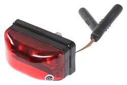 Optronics LED Trailer Clearance or Side Marker Light - Submersible - 3 Diodes - Rectangle - Red Lens - OPT53FR