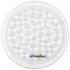 dome light opti-brite led - 390 lumens surface mount red leds clear lens 12v/24v