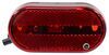 clearance lights 4l x 2w inch trailer or side marker light w/ reflector - incandescent red lens 0.156 female barrels