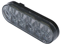 Optronics LED Trailer Tail Light - Stop, Turn, Tail - 6 Diodes - Oval - Smoke Lens - Red LED's - OPT62ER