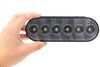 optronics trailer lights tail non-submersible led backup light for truck or - 6 diodes oval smoked lens qty 1