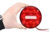 tail lights stop/turn/tail/backup fusion led hardwired trailer light - stop turn backup round red/clear lens 14 diodes
